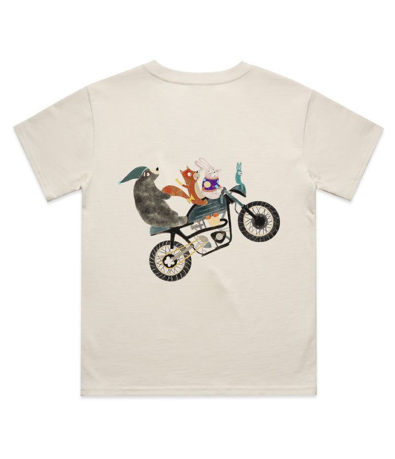 Kids oversized motorbike T shirt