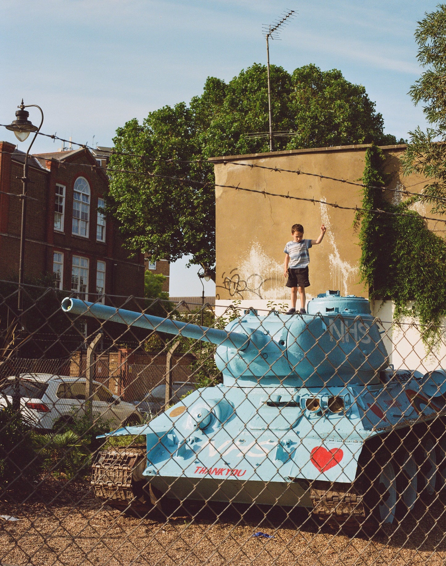 Kid on Tank